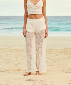 Pantalón de crochet;
