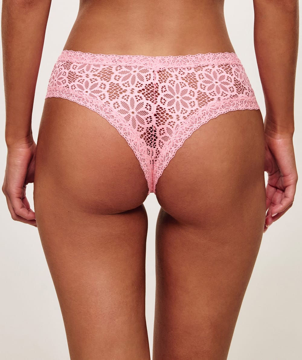 Lace cheeky;