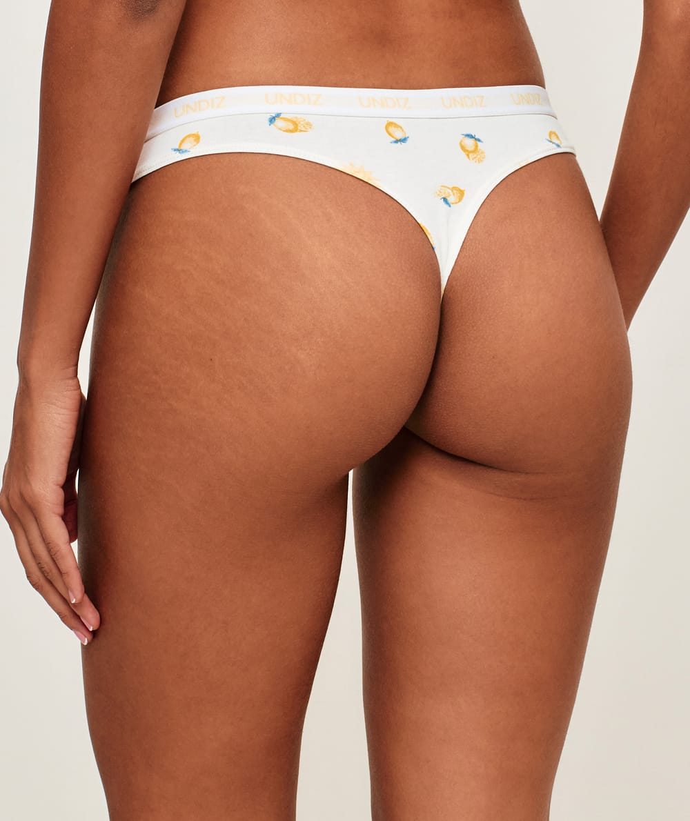 String en coton motifs citrons;