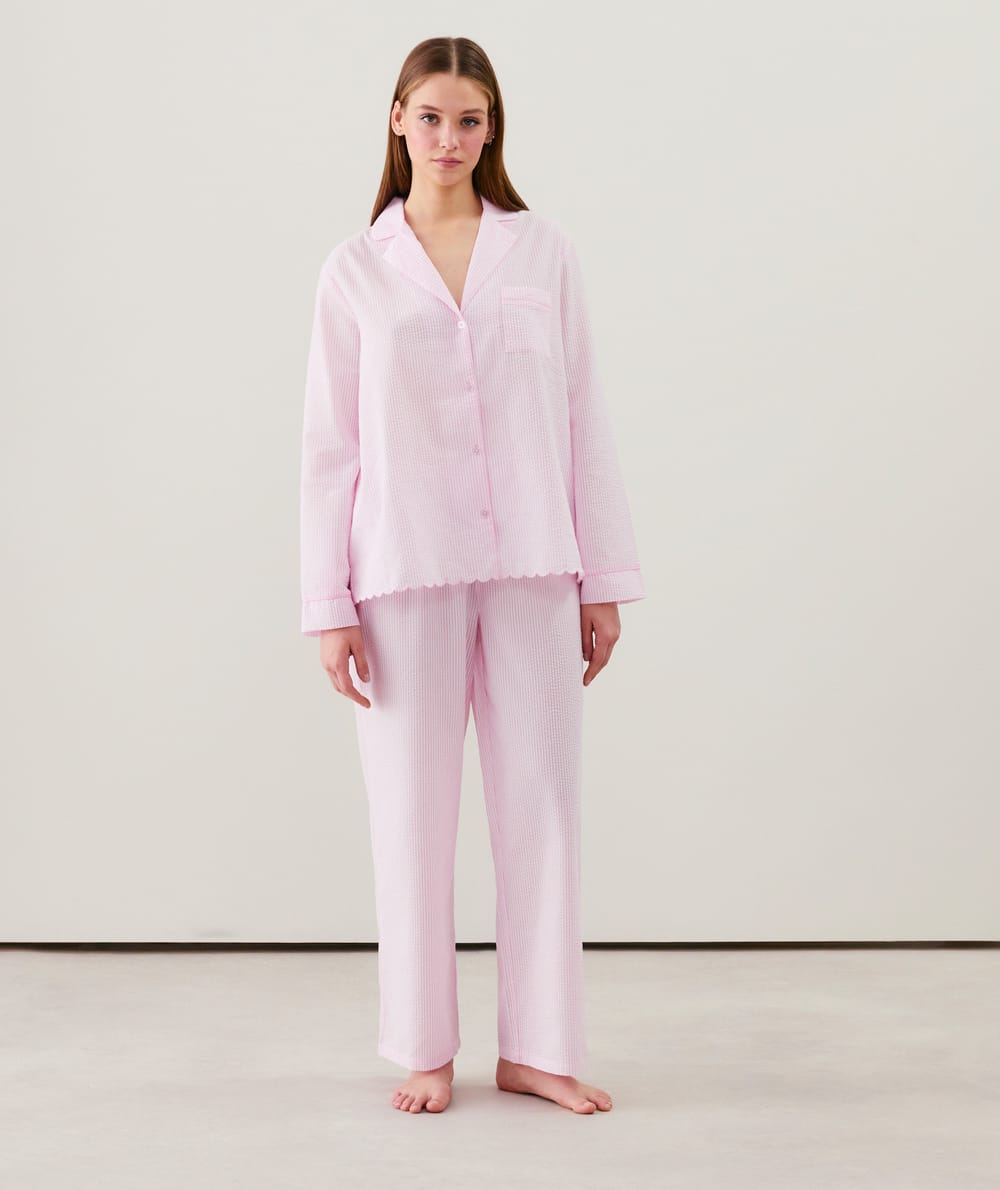 Chemise à rayures;