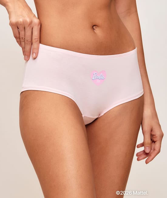 Pack of 3 cotton Barbie shorts;