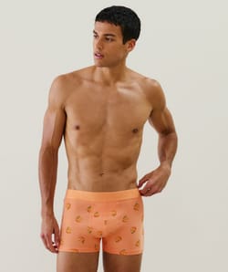 Boxer à motifs en coton;