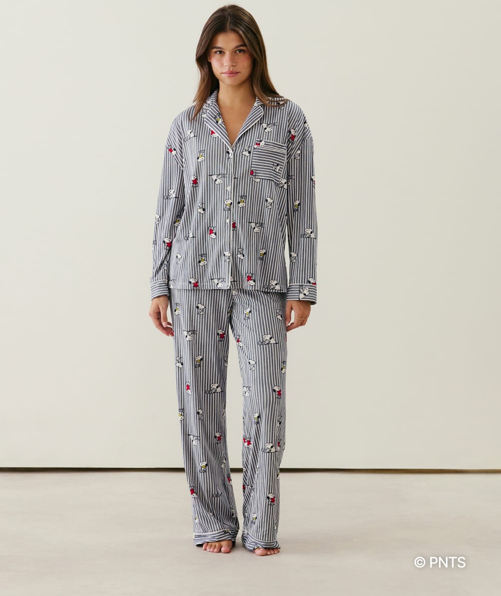 Pantalon en jersey Snoopy;