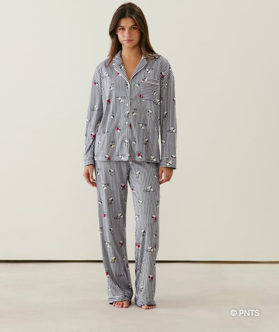 Pantalón de jersey Snoopy;