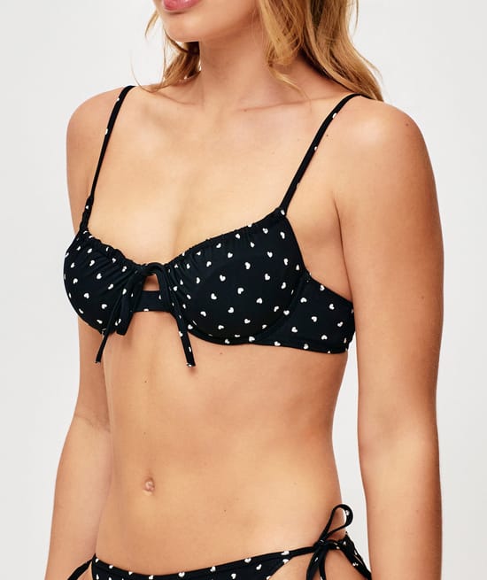 Corbeille - Haut de maillot de bain c&oelig;urs;