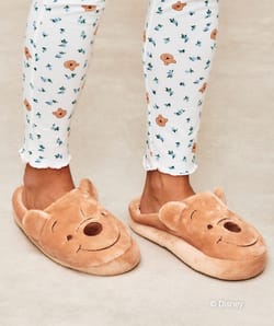 Winnie the Pooh fleece slippers;