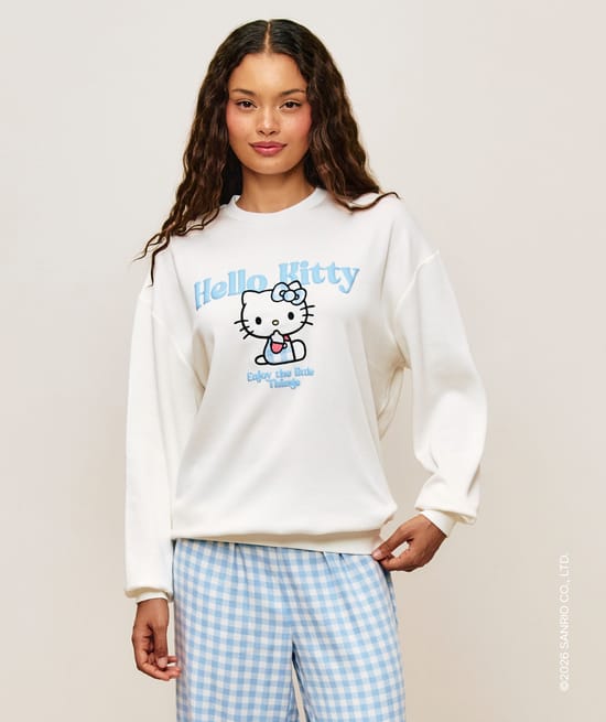 Hello Kitty sweatshirt and pants set;