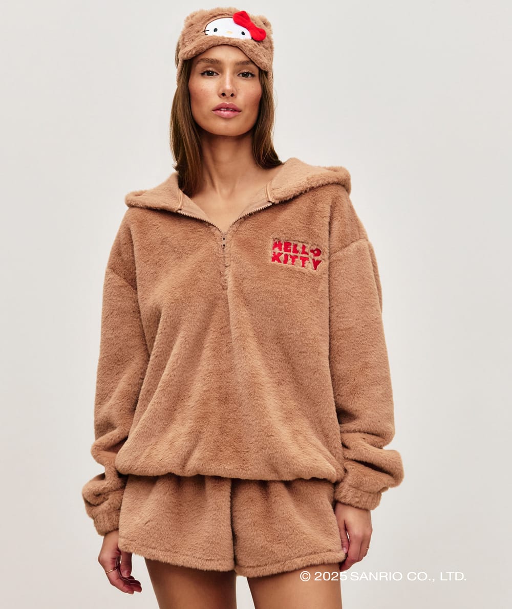 Sweatshirt polaire Hello Kitty;