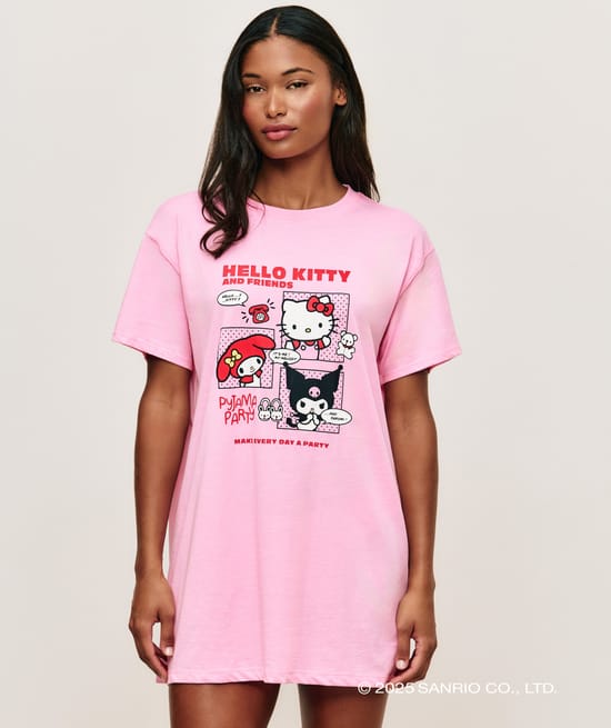 Set tuniek en slip Hello Kitty;