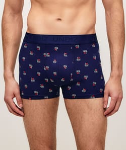 Boxer coton imprim&eacute; "I LOVE YOU;