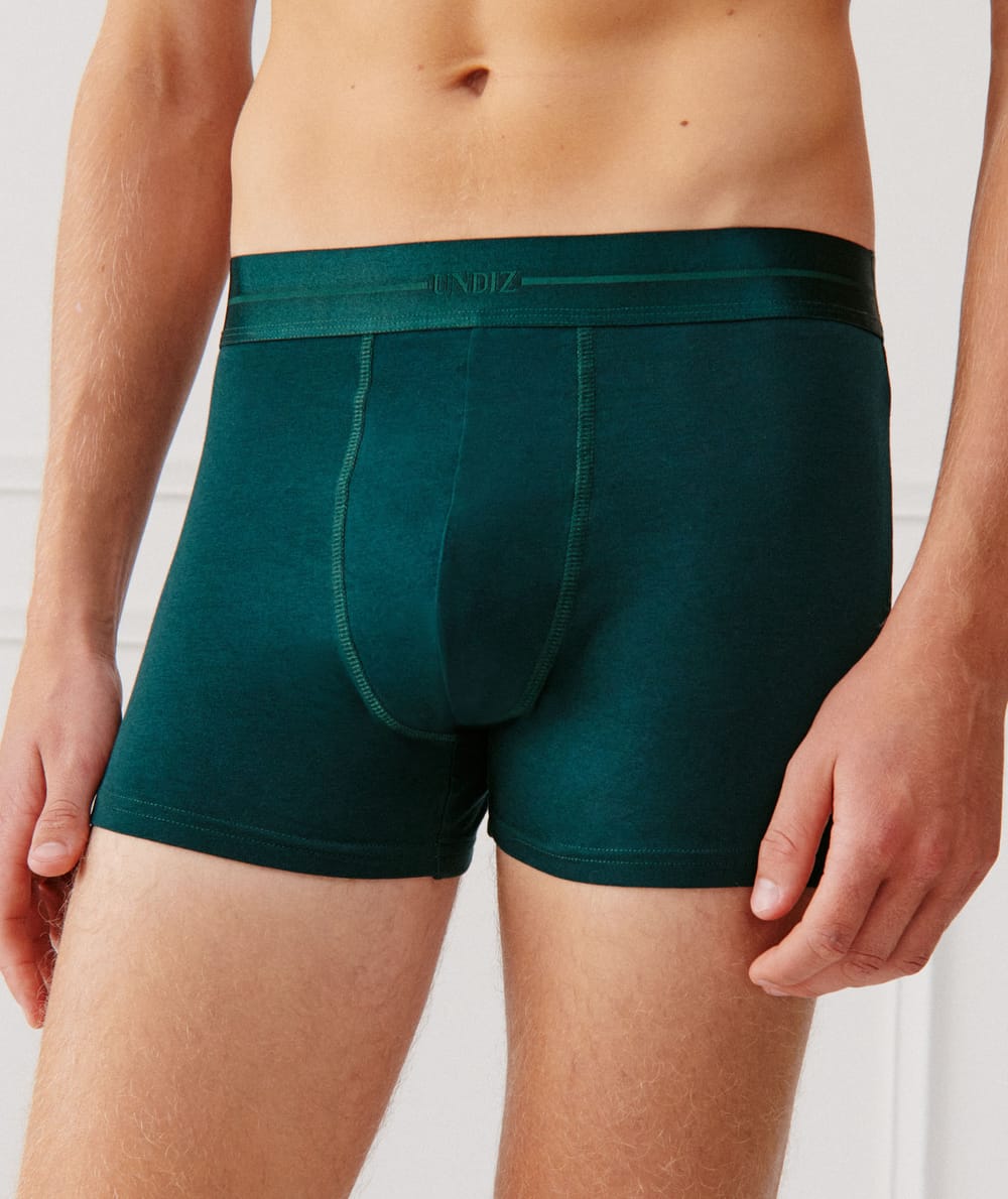 Jersey boxershort met opschrift;