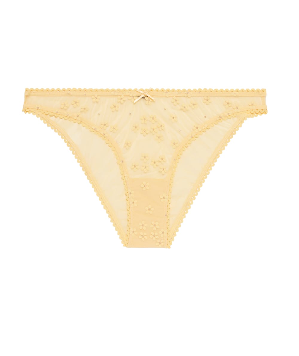 Culotte en tulle avec broderies;