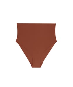 Culotte taille haute en microfibre;