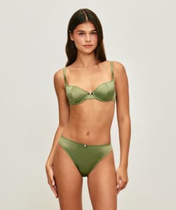 Satin thong;