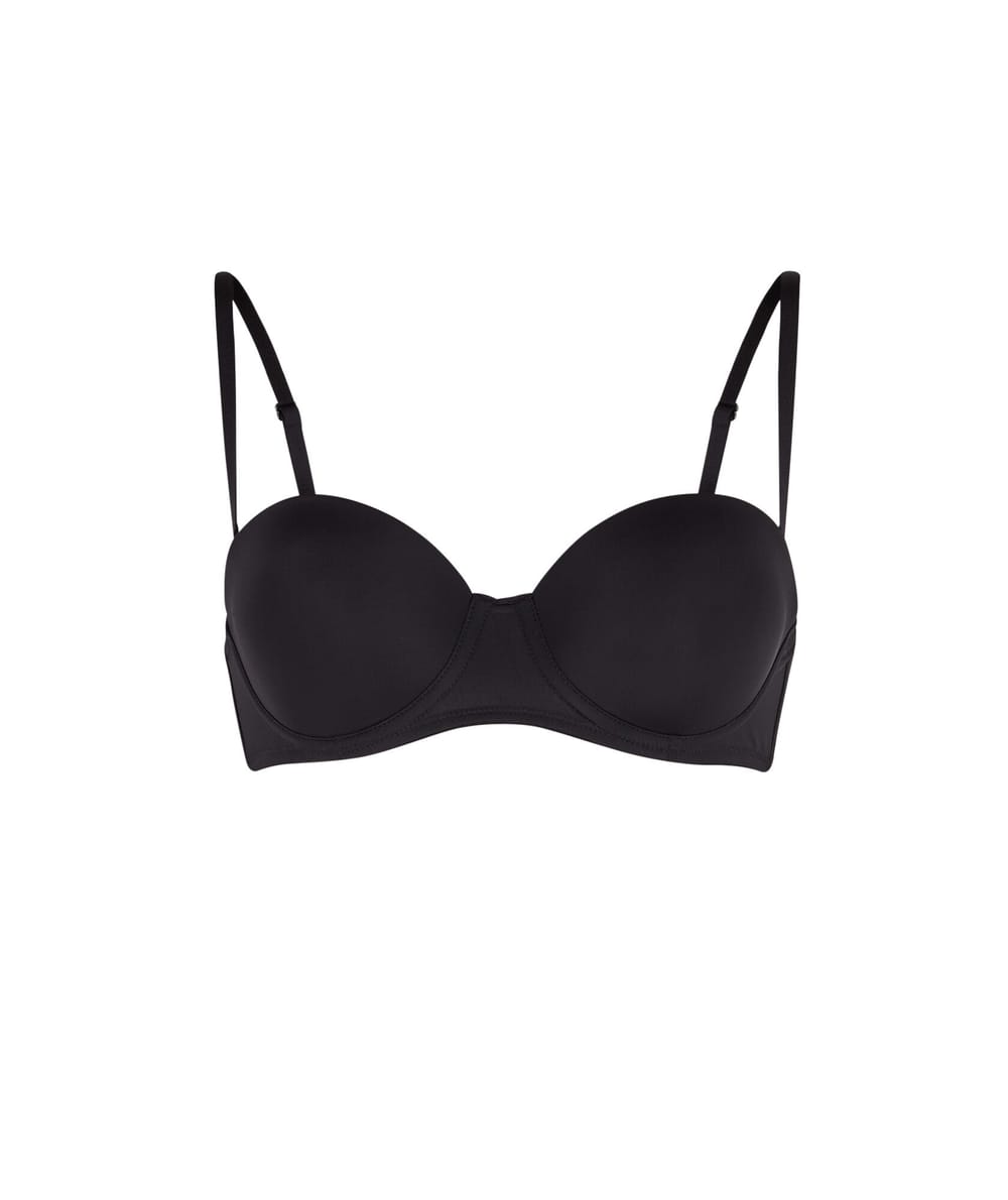 Microfiber bandeau bra;