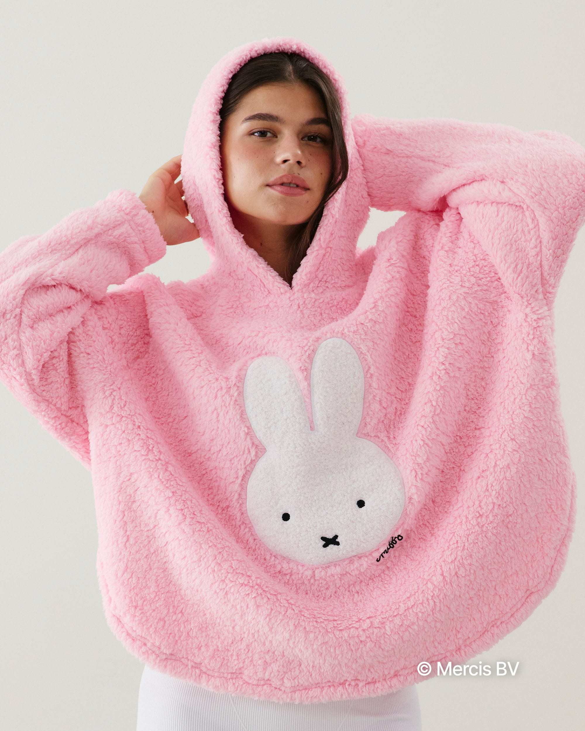 Miffy blanket sweatshirt - pink - Undiz