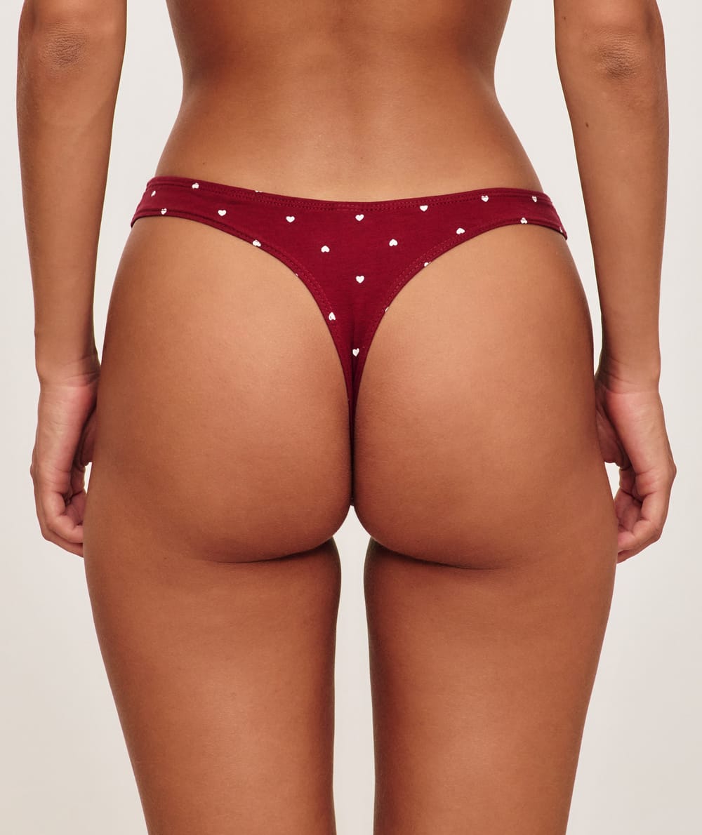 Set of 3 cotton patterned strings;