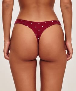 Set of 3 cotton patterned strings;