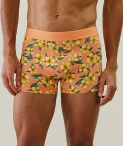 Boxer à motifs en coton;