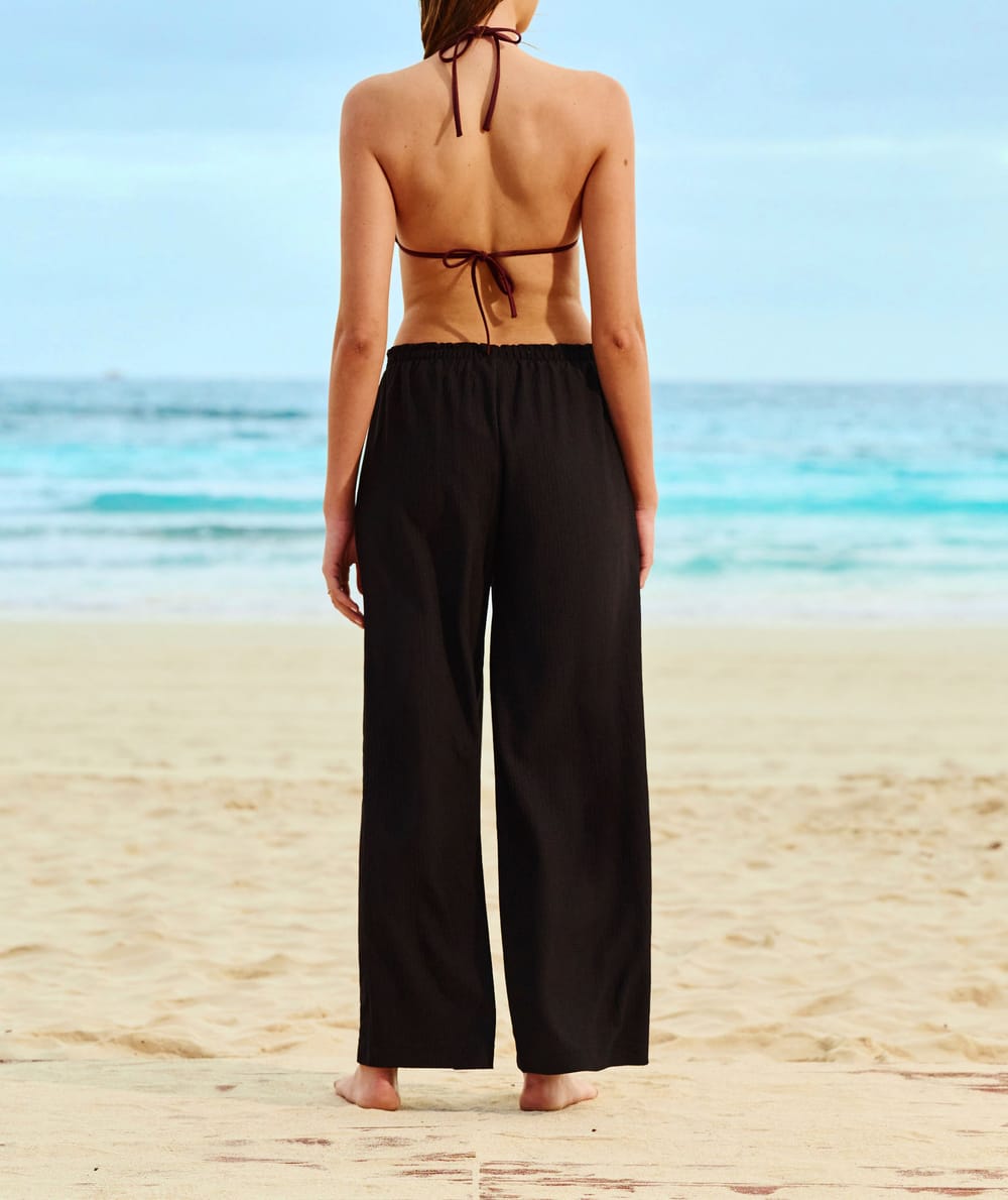 Wide-leg trousers;