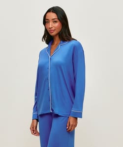 Set chemise &agrave; manches longues et pantalon en jersey ;