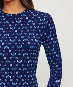 Stitch long sleeve T-shirt;