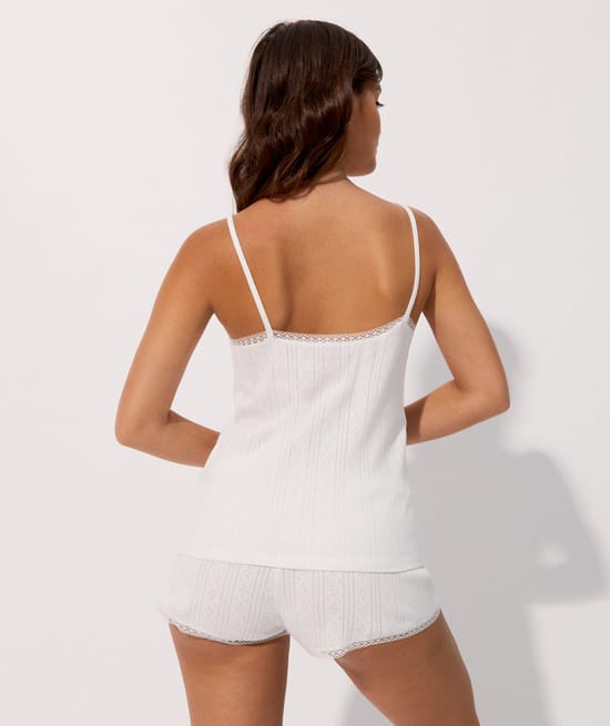 Plain short shorts;