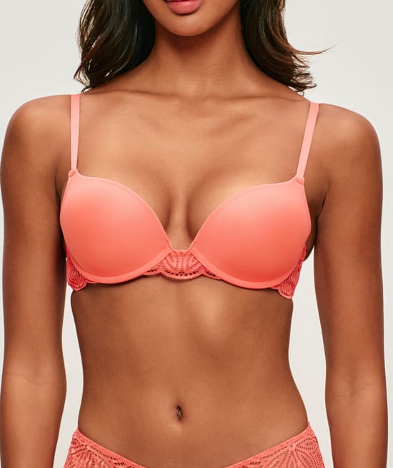 Soutien-gorge ultra push-up en dentelle;