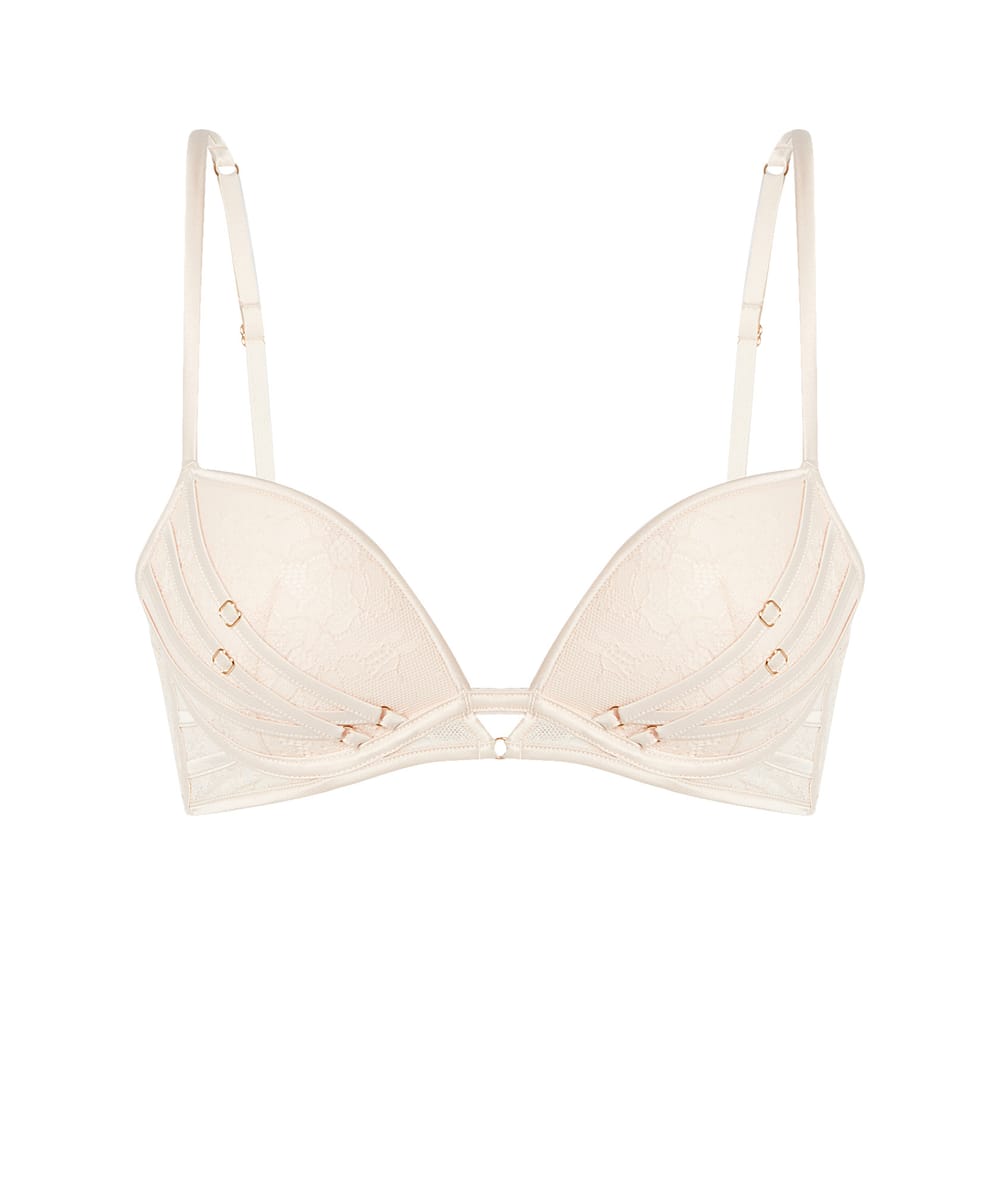 Soutien-gorge push-up en dentelle;