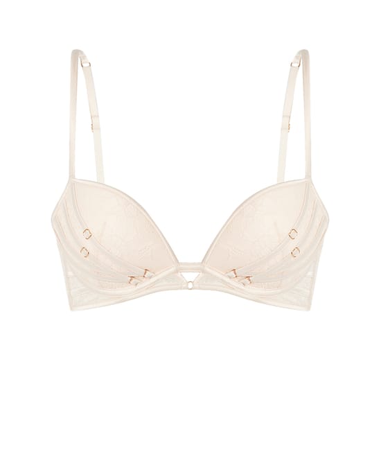 Lace push-up bra;
