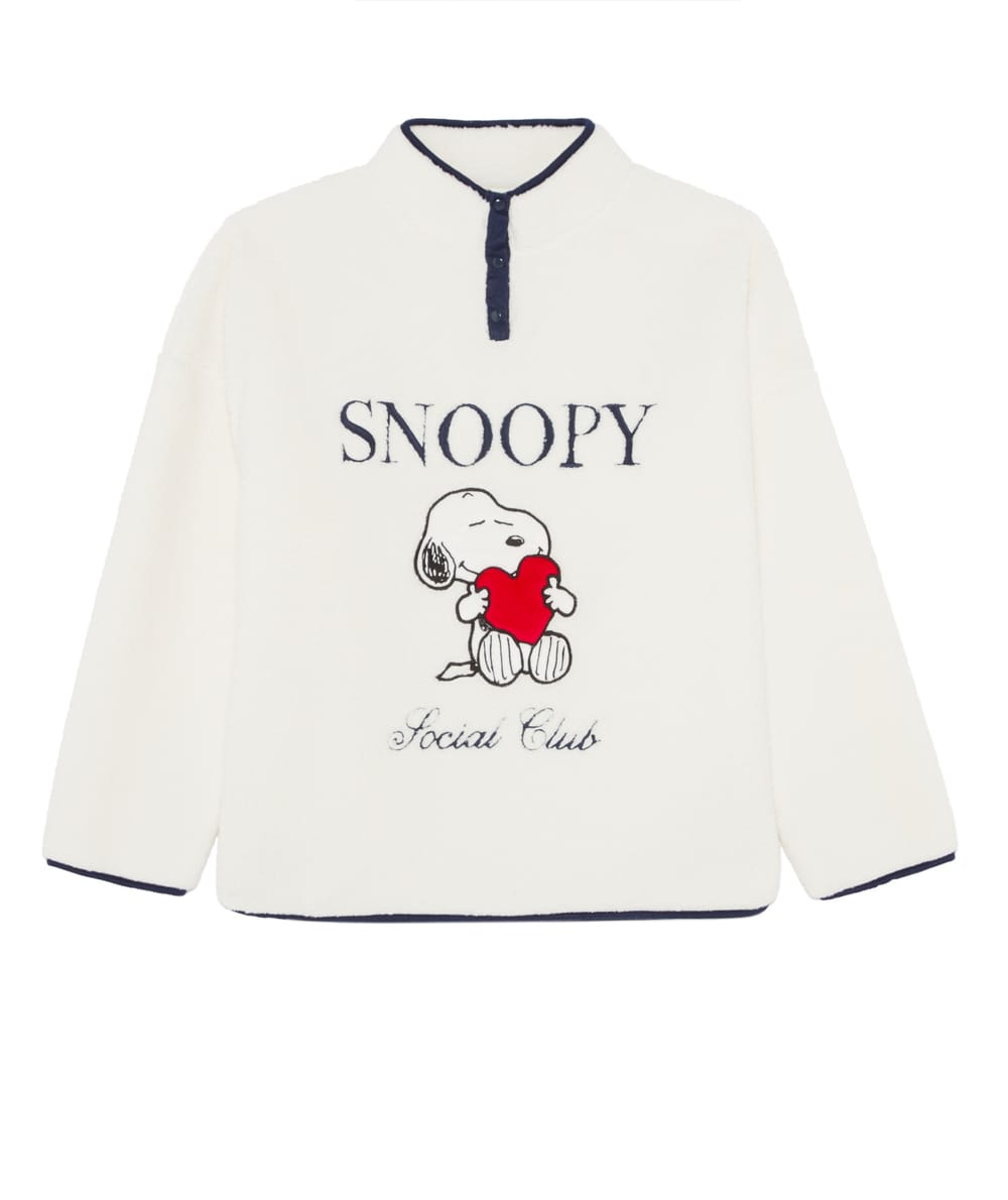 Sweatshirt en sherpa Snoopy;