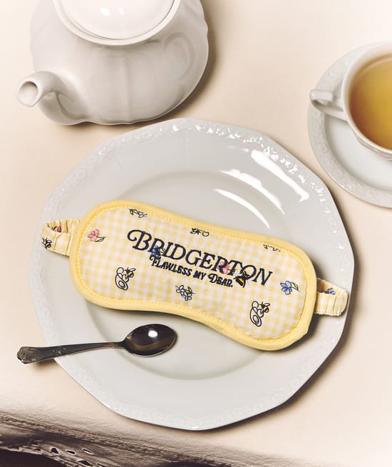 Bridgerton cotton sleep mask;