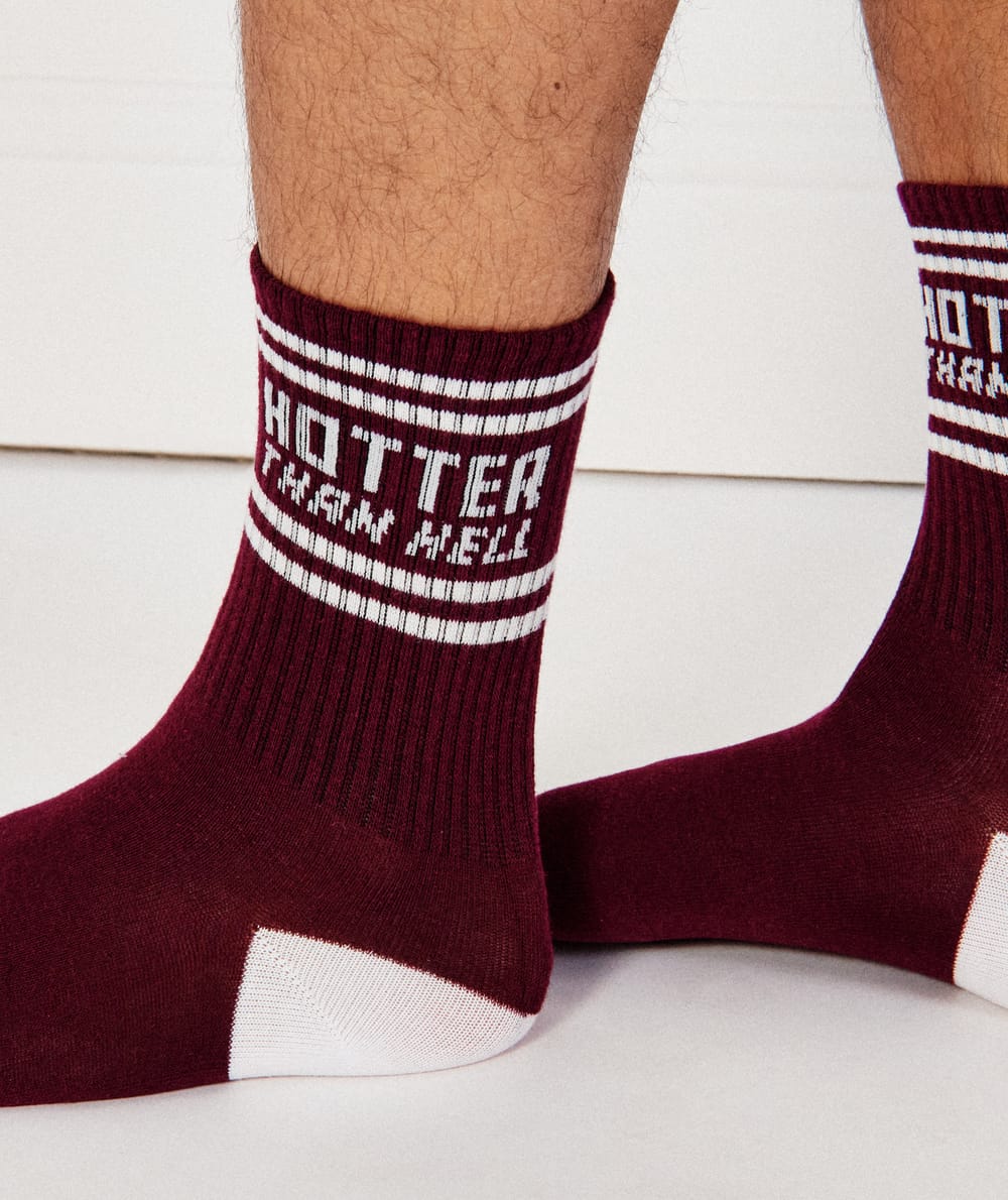 Chaussettes en coton;