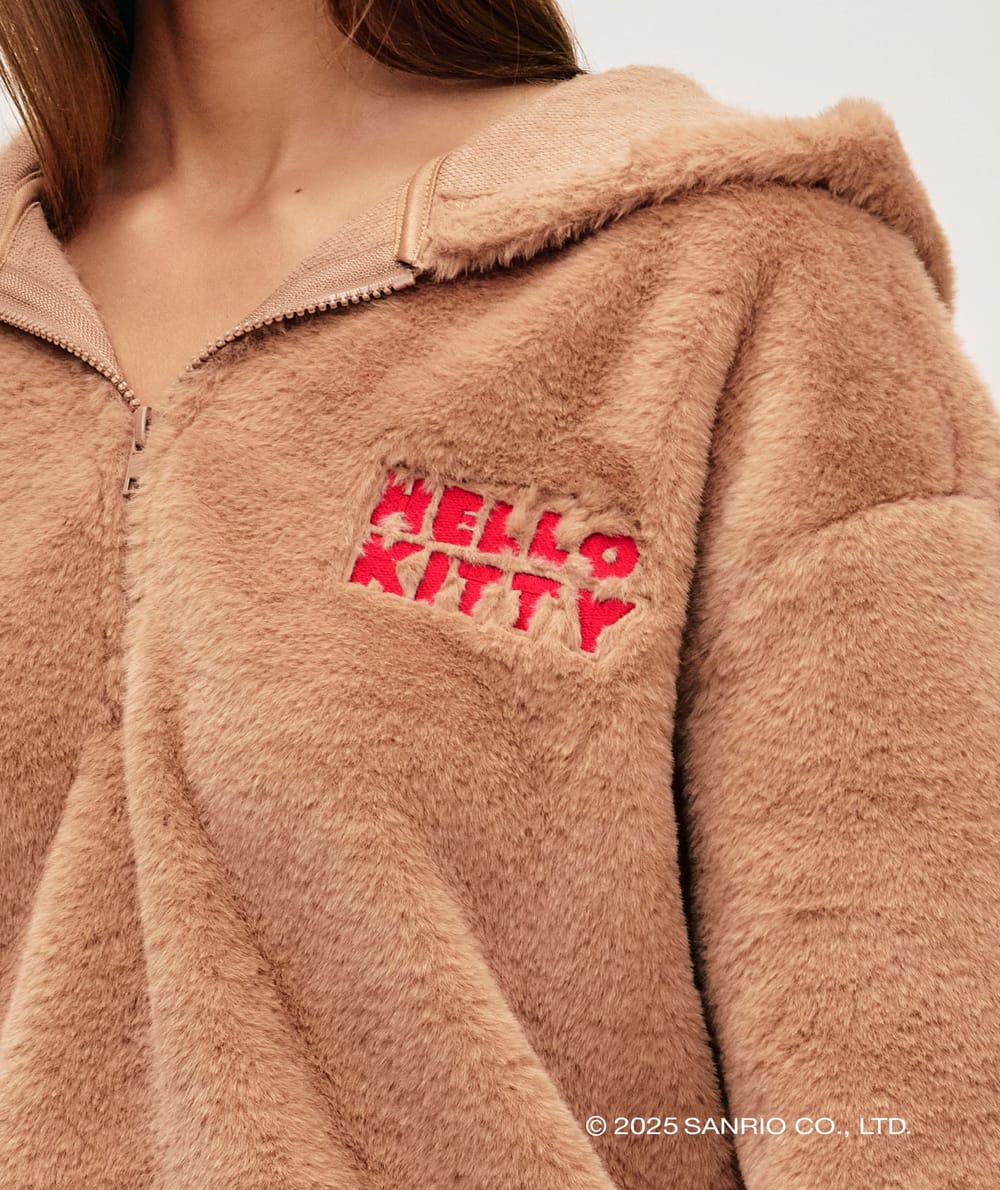 Sweatshirt polaire Hello Kitty;