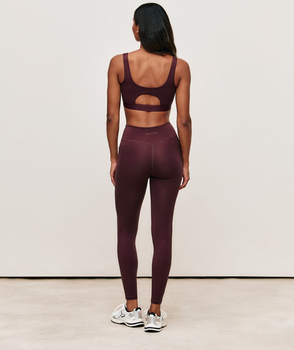 Microfibre sports leggings;