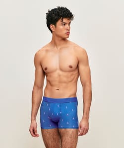 Boxer en microfibre motifs flamants roses;