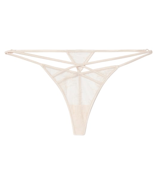 Lace thong ;