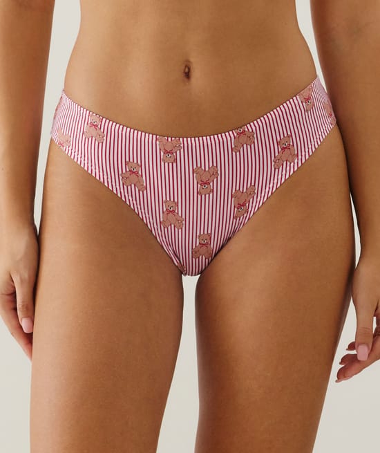 Lote de 3 bragas de algodón con estampados;