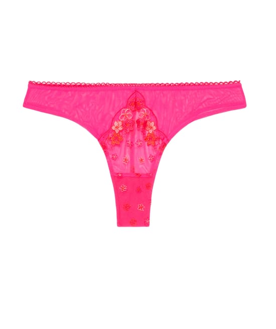 Lace thong;