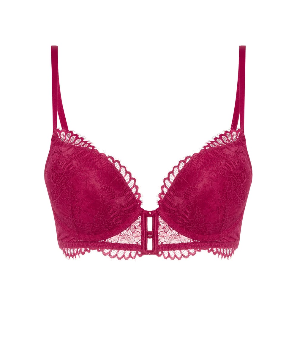 Sujetador ultra push-up de encaje;
