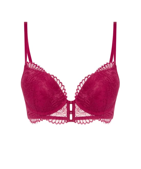 Ultra push-up lace bra;