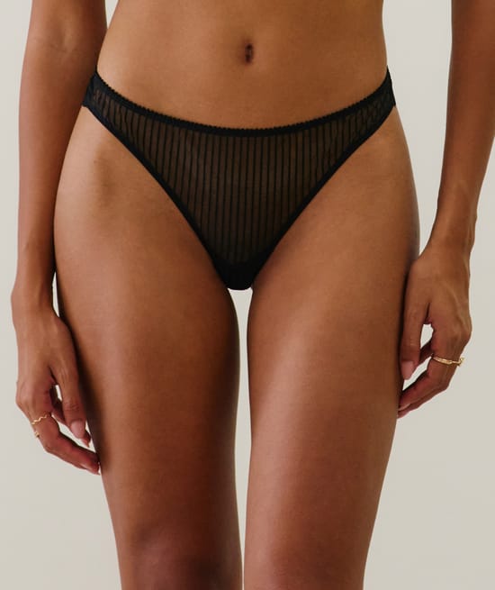 Lace thong;