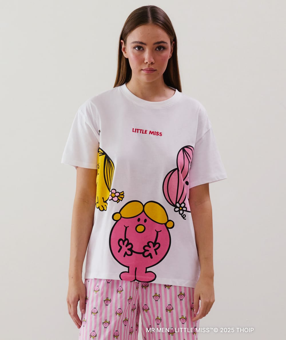 Top en jersey Little Miss;