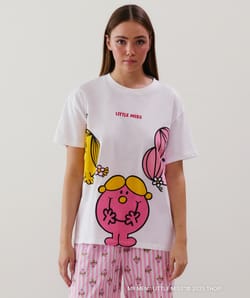 Top en jersey Little Miss;