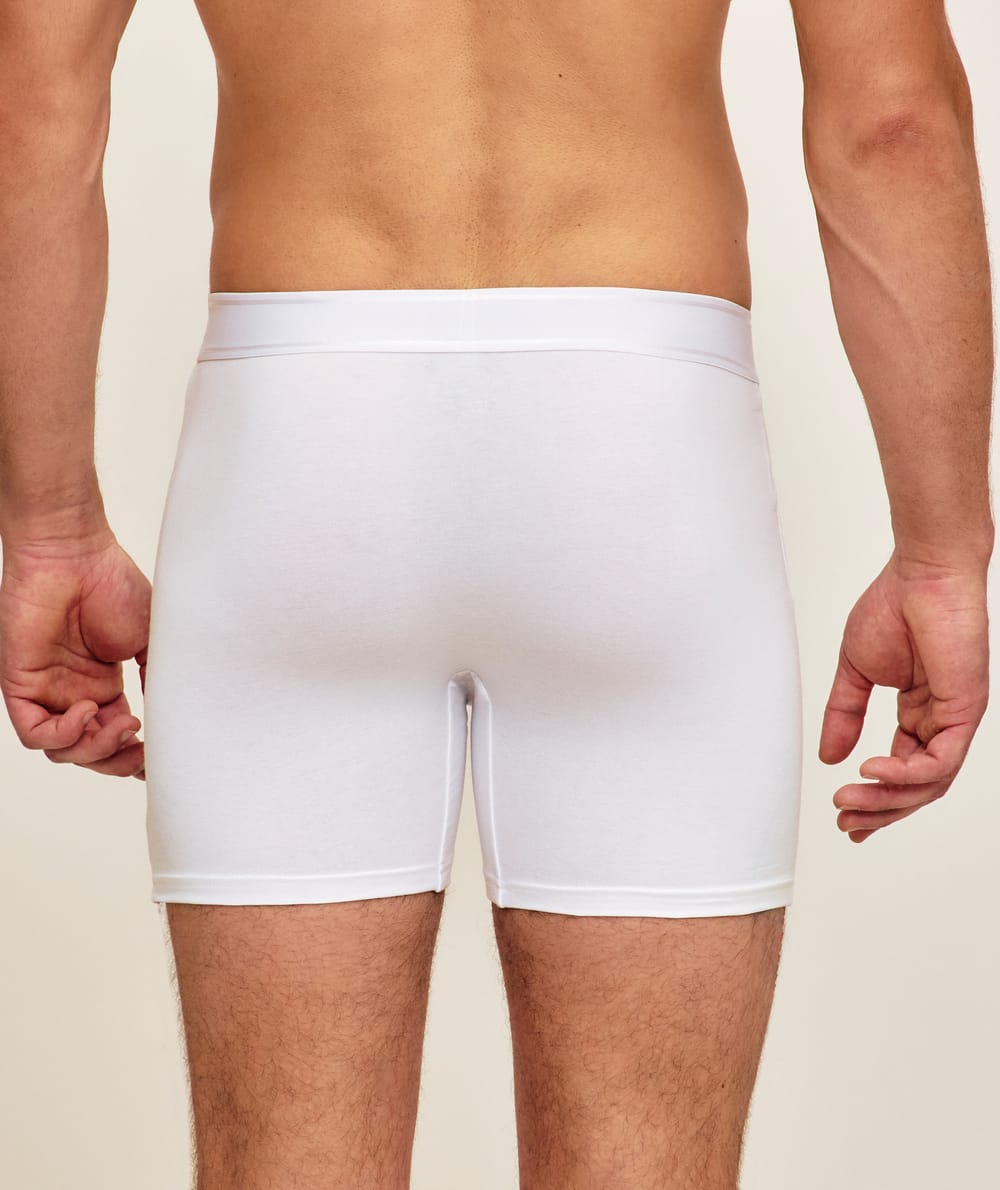 Lange katoen boxer;