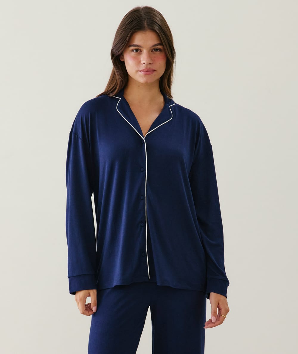 Conjunto de pijama de punto jersey;