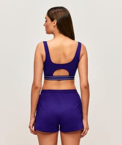 Cotton sports shorts 'Sport and Wellness';