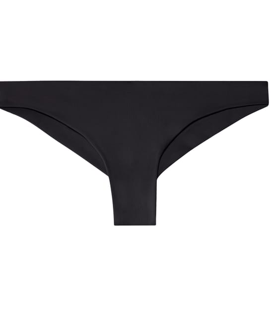 Glossy tanga bikini bottoms;