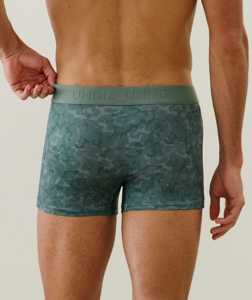 Boxer à motifs en coton;