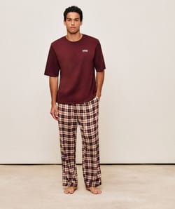 Chlosertoyou checked flannel pants;